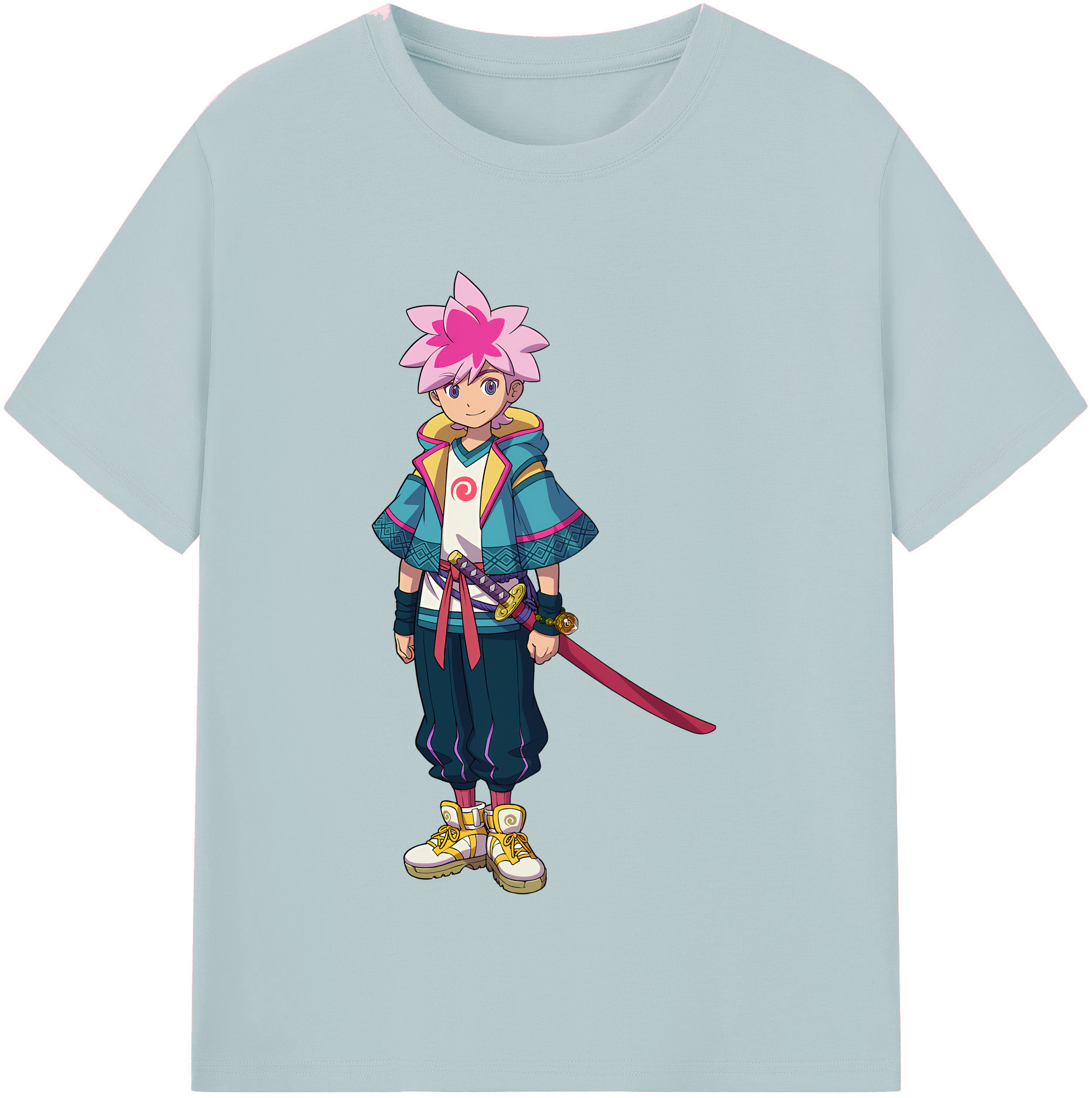 （画像用） 妖怪ウォッチ Yo-kai Watch 綿100％半袖Tシャツ（フロントプリント）